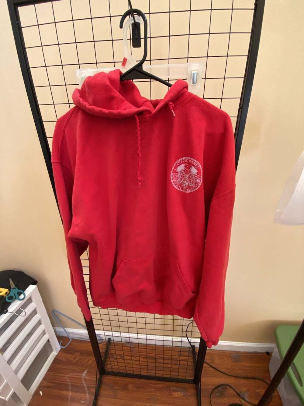 Outer Banks Salty Getaway Red Hoodie